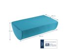 LEITZ Repose-pieds Cosy 5371-00-61 bleu 260x140x405mm (4002432129591)