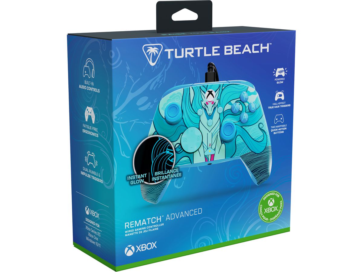 TURTLE BEACH Rematch Advanced Wired Ctrl. TBC-2004-25 XB Blue Kitsune Everglow (0840454400809)
