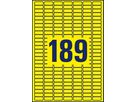 AVERY ZWECKFORM Etichette 25,4x10mm L6037-20 giallo 3780pz./20fl. (4004182060377)