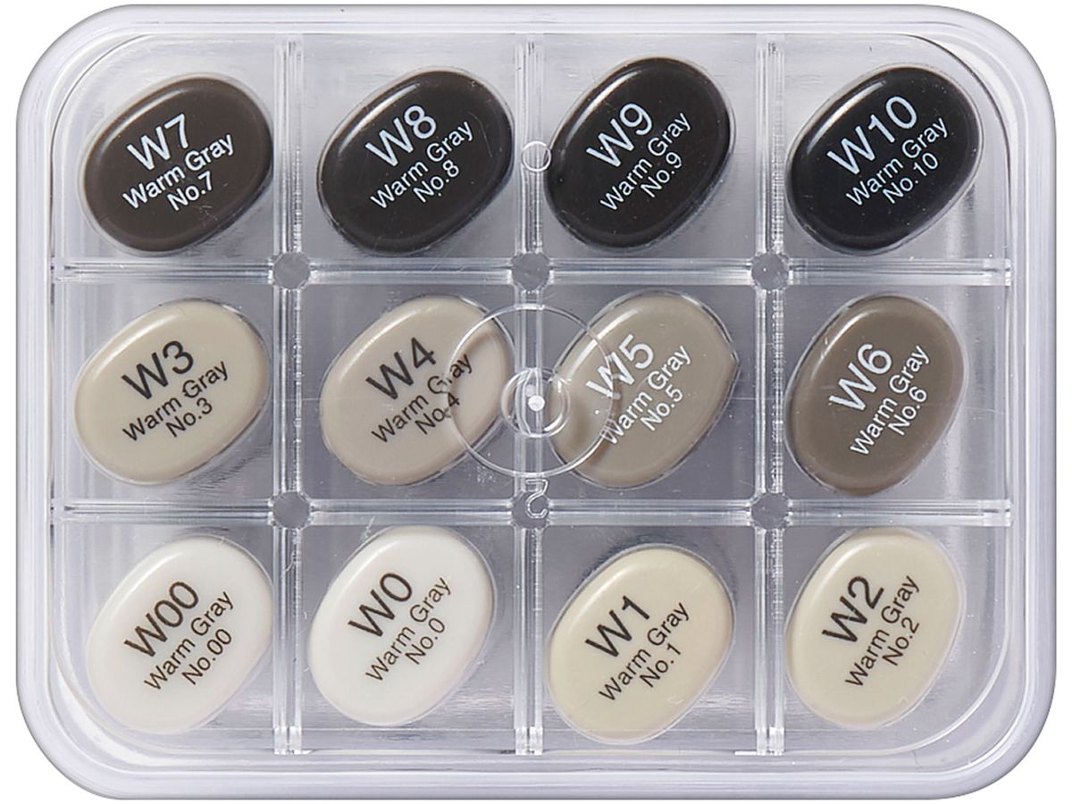 COPIC Marker Sketch 21075954 Grau-Set WG, 12 Stück (4511338063132)