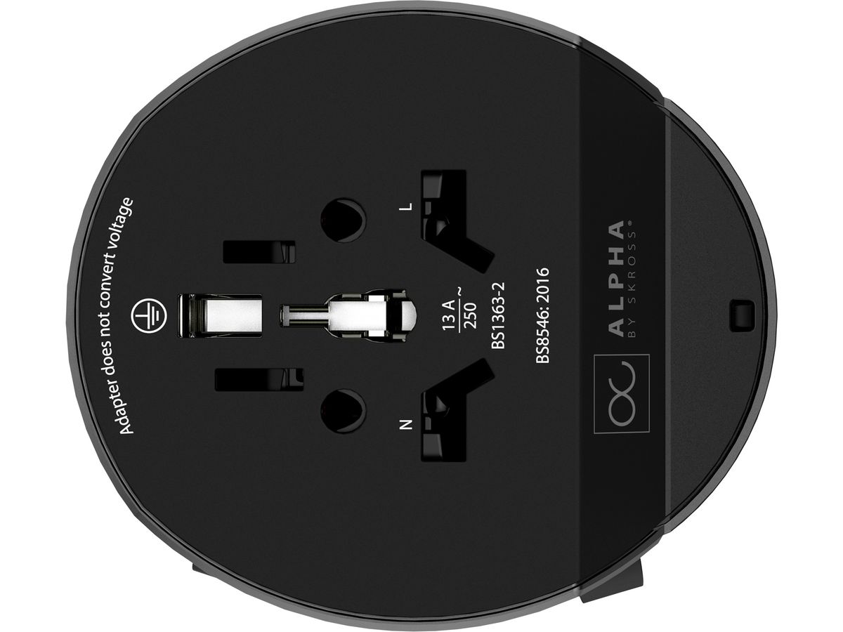 SKROSS World Adapter Premium Series 1.104102 Alpha Europe USB Charger 4A (7640166327295)