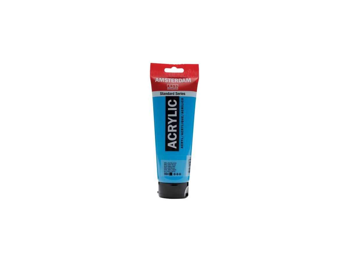 AMSTERDAM Acrylfarbe 250ml 17125640 brill.blau 564 (8712079254858)