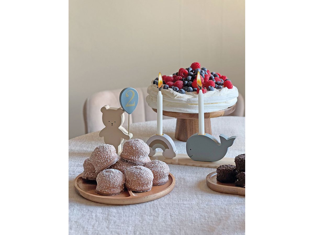 JABADABADO Décoration d'anniversaire 63cm T312 bleu 11 pièces (7332599003128)