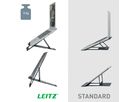 LEITZ Supporto per monitor Ergo 6346-00-89 Alu grigio scuro (4002432138333)