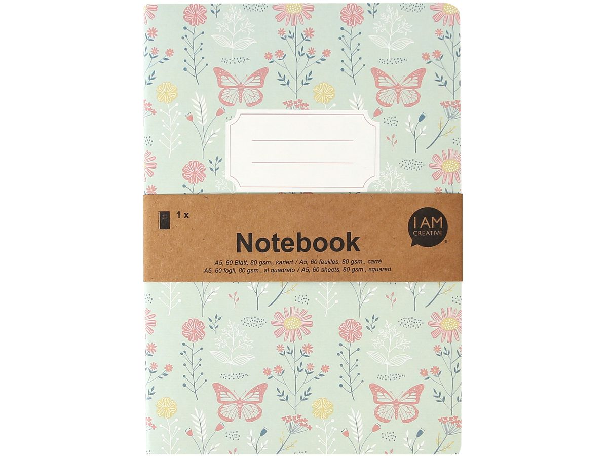 I AM CREATIVE Notizbuch A5 4005.18 grün 60 Seiten (7611983211920)