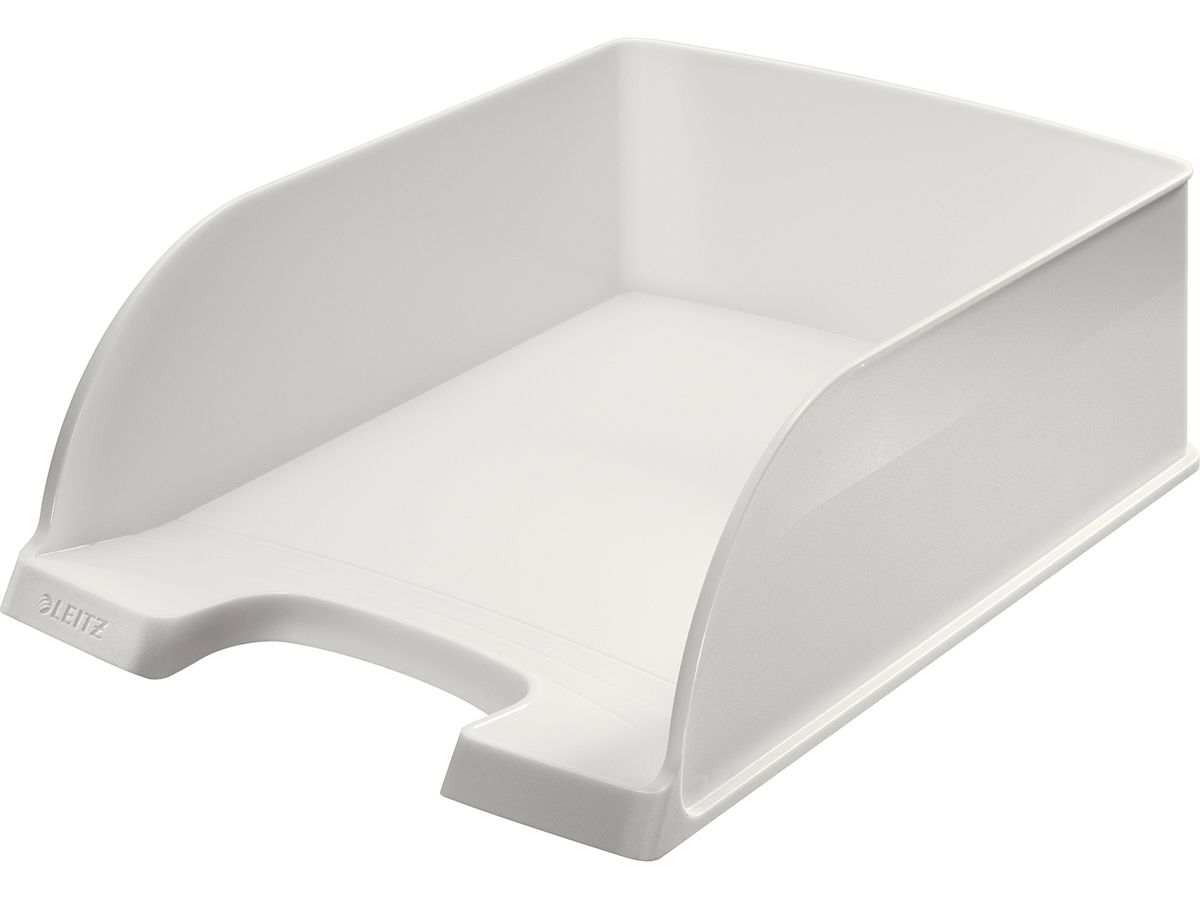 LEITZ Corbeille courrier Jumbo+ A4 52330001 blanc (4002432370870)