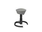AERIS Tabouret Swopper 101STBKBKCP2 noir/gris, avec pied (4250200417894)