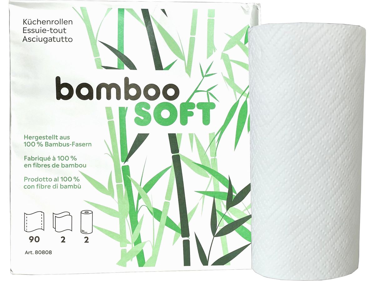 NEUTRAL Küchenrolle Bamboosoft 80808 BAMBOOSOFT 2 Rollen (7640118484854)