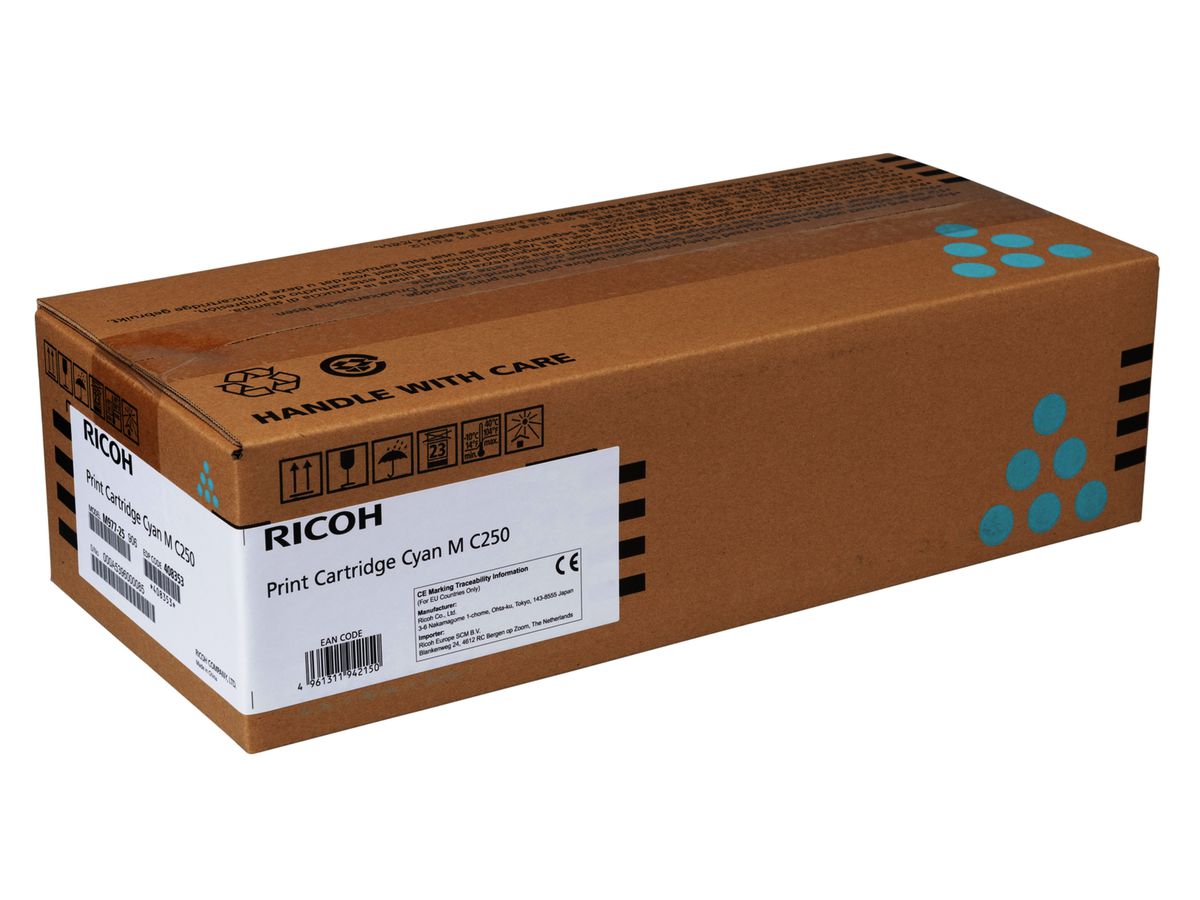 RICOH Toner HY cyan 408353 MC 250FWB/PC300W 2300 pages (4961311942150)
