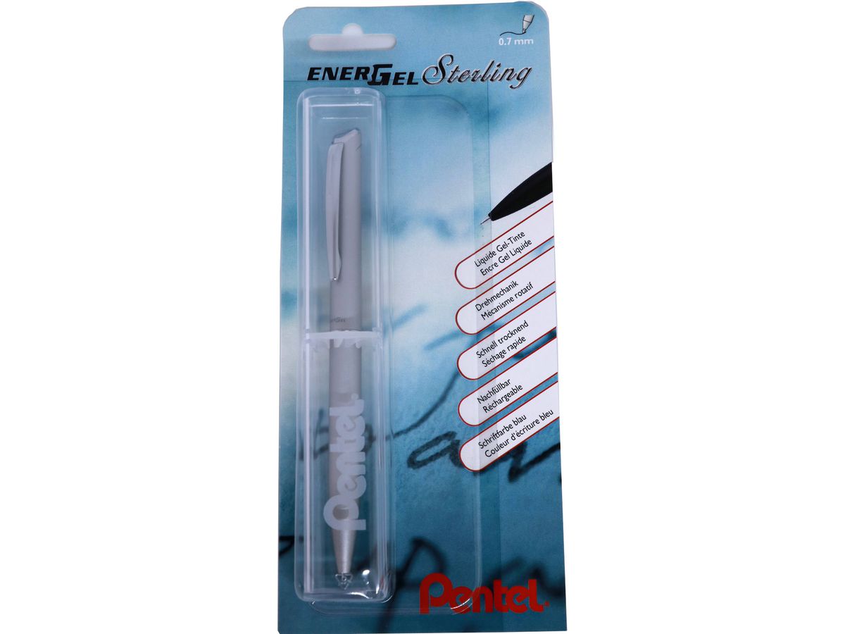 PENTEL Energel Roller 0.7mm XBL2007Z-CE silber (7610924100644)