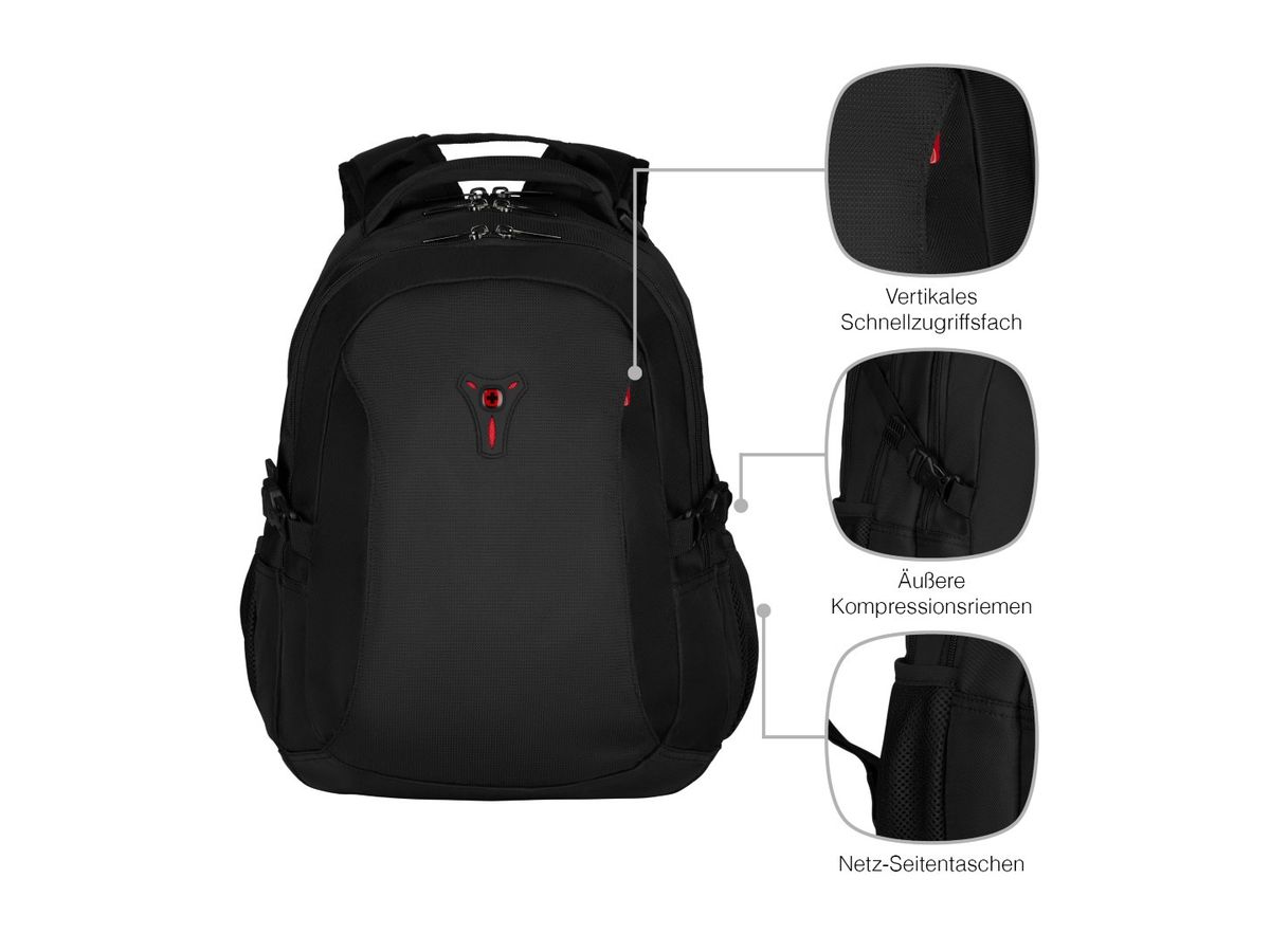 WENGER Sidebar B-601468 Zippered Padfolio (7613329036709)