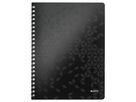 LEITZ Collegeblock WOW PP A4 4638-00-95 nero quadrettato (4002432121335)