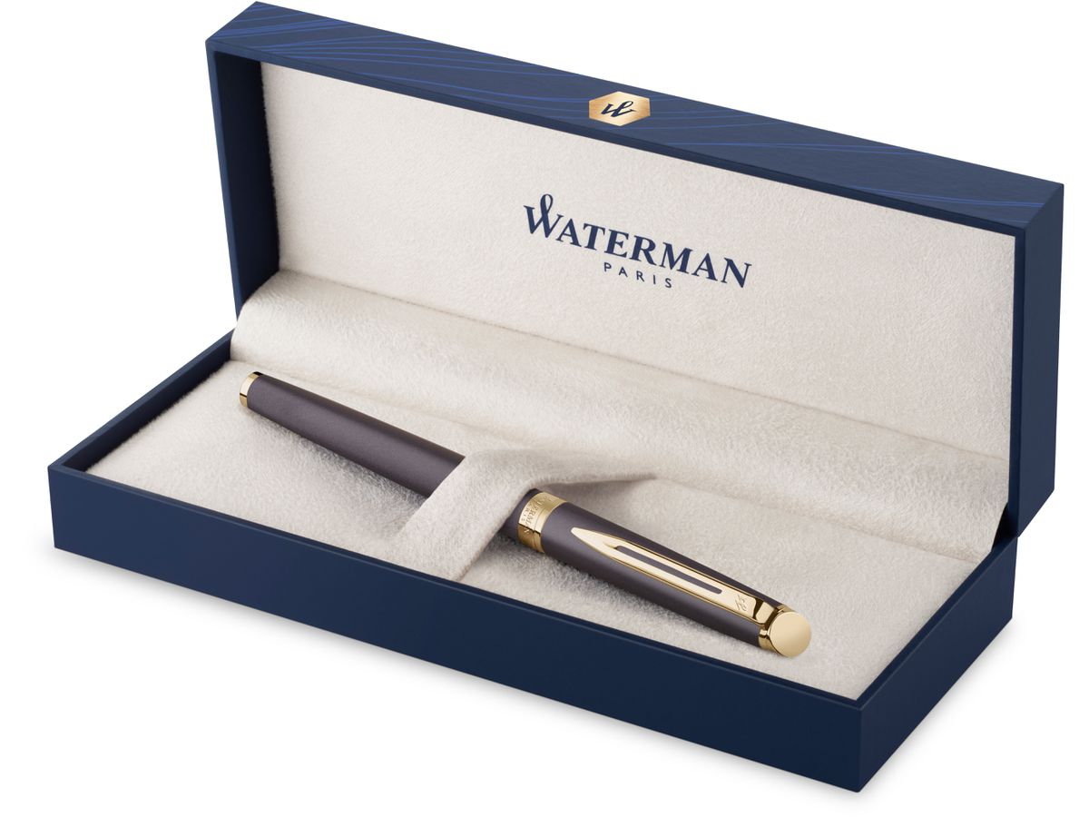 WATERMAN Rollerball Hémisphère M 2207941 Understated Ed. Metal Black (3026982179418)