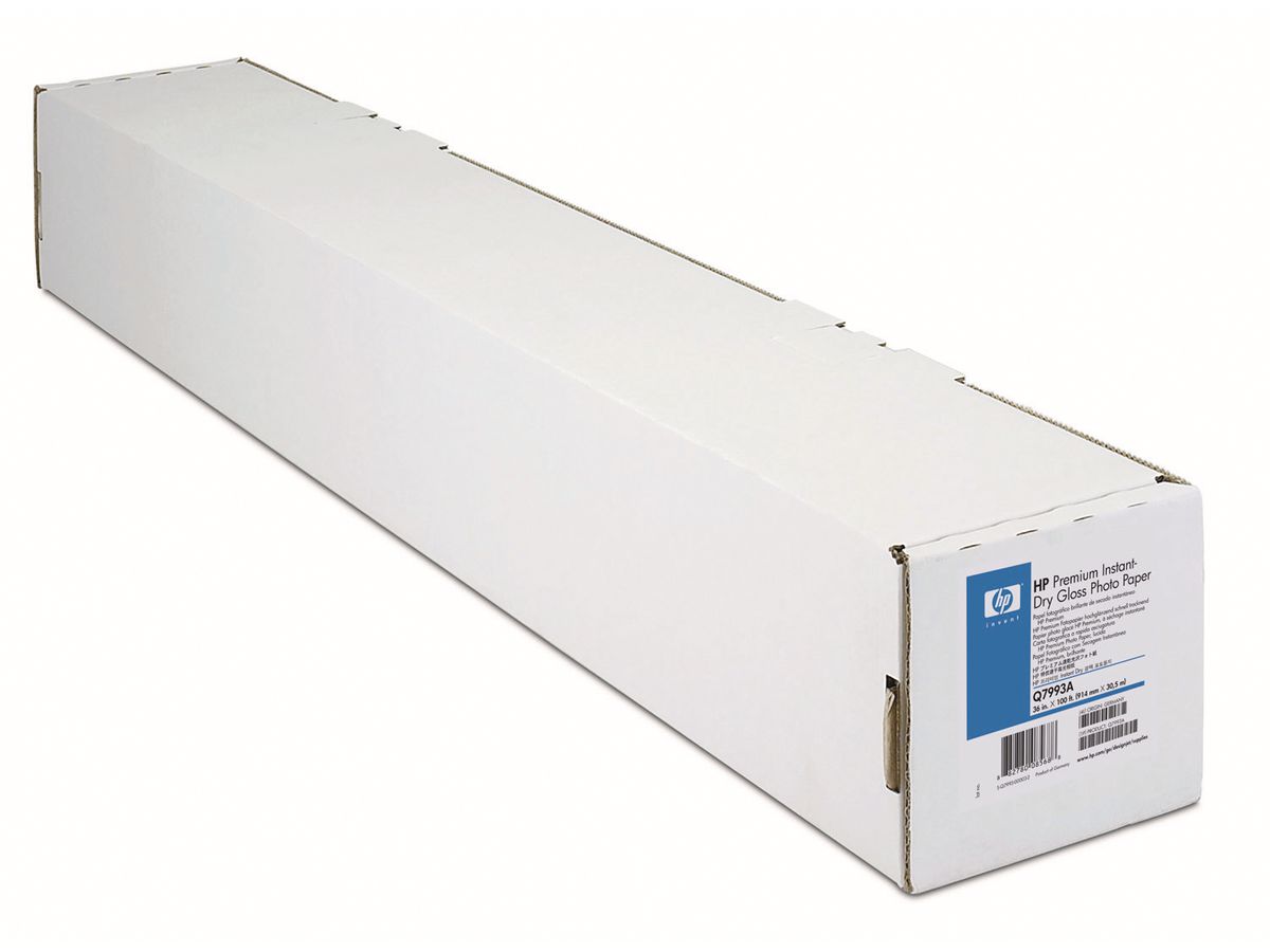 HP Premium Foto Paper glossy 30m Q7993A DesignJet 5500 260g 36 pouces (0848412013290)