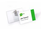 DURABLE Porte-nom avec clip 90x54mm 861019 5 pcs. plastique transparent (4005546805542)
