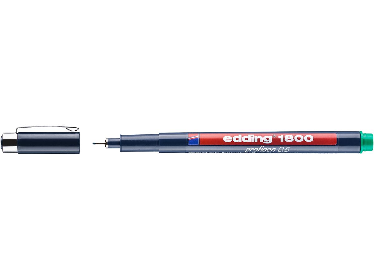 EDDING Profipen 1800 0.50mm 1800-4-05 vert (4004764044382)