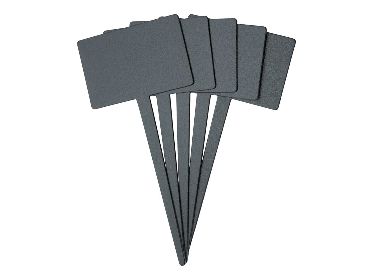 SECURIT Plaque Jardin SILHOUETTE TAG-RECTANGLE-5 noir 18x8x0.1cm (8718226499318)