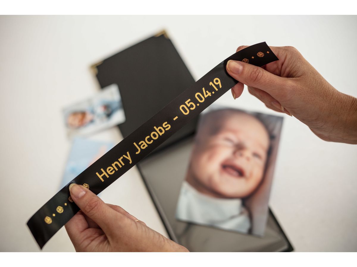 PTOUCH Ruban noir/or TZE-R354 Équipements Tze 24mm (4977766801904)