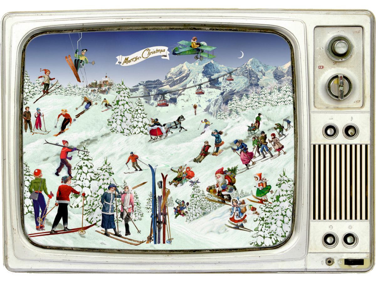 COPPENRATH Adventskalender 8.5x6cm 72030 Nostalgische Adventszeit ass. (4050003720302)