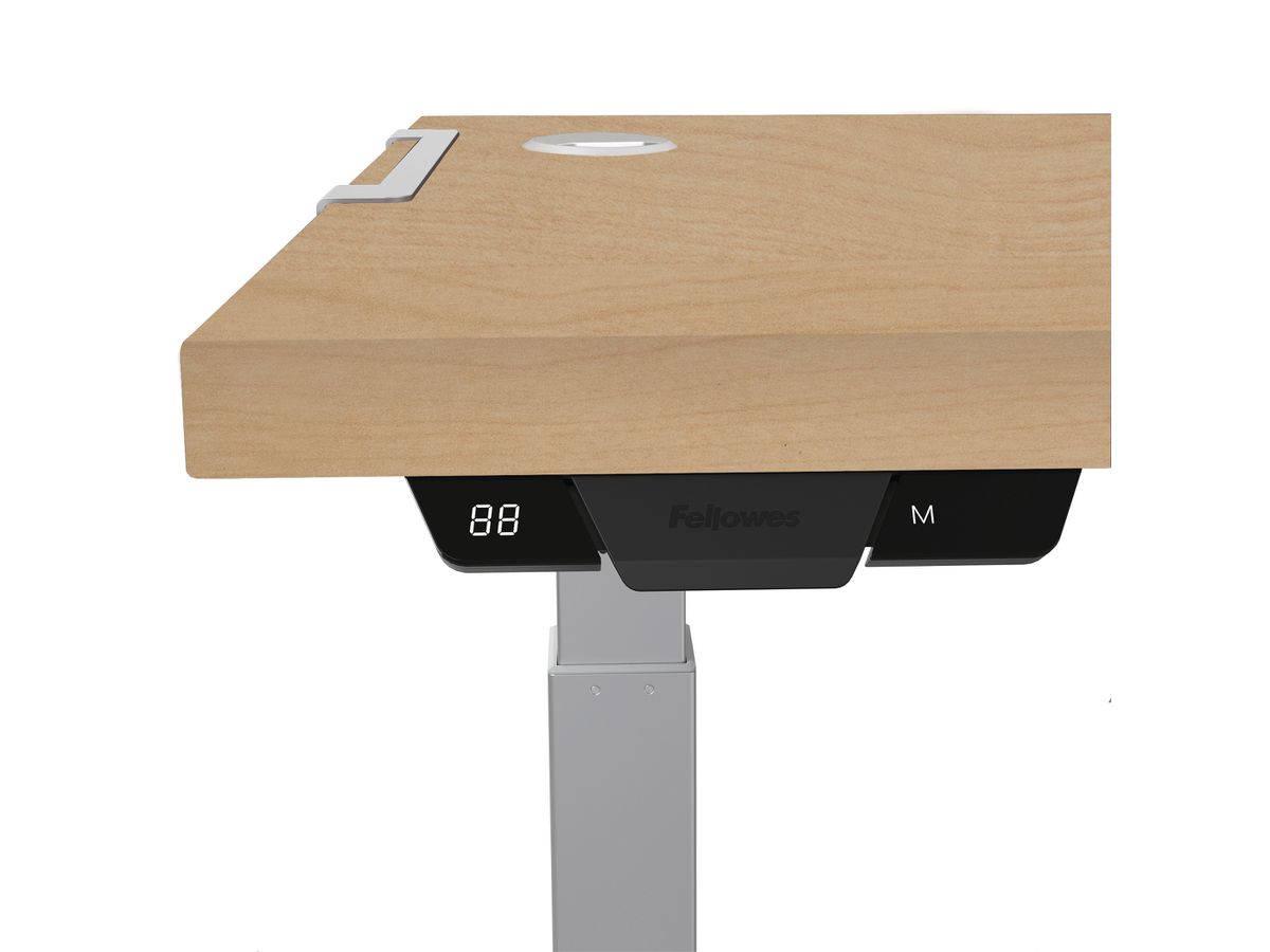 FELLOWES Levado plateau pour bureau 9870701 1600mm x 800mm Erable (0043859744947)