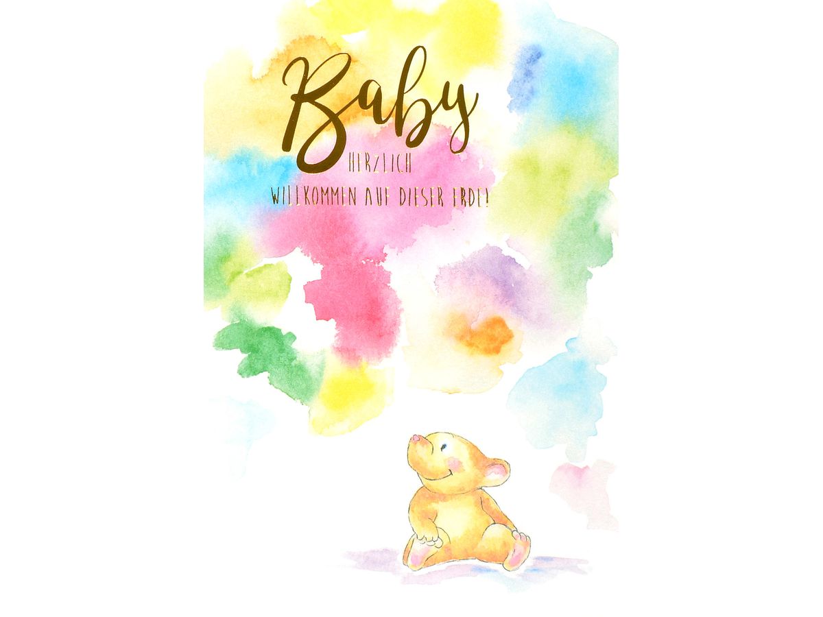 ABC Carte de voeux gouttes 1120003300 B6 ()