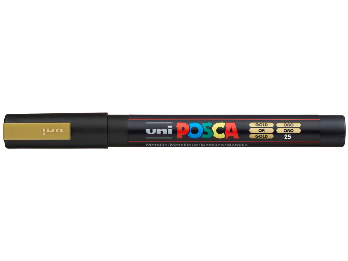 POSCA Marker 0.9-1.3mm PC-3M GOLD gold, Rundspitze (4902778915929)
