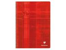 CLAIREFONTAINE Carnet spirale ass. A4 8352 5mm, quadrillé 90 feuilles (3329680835205)