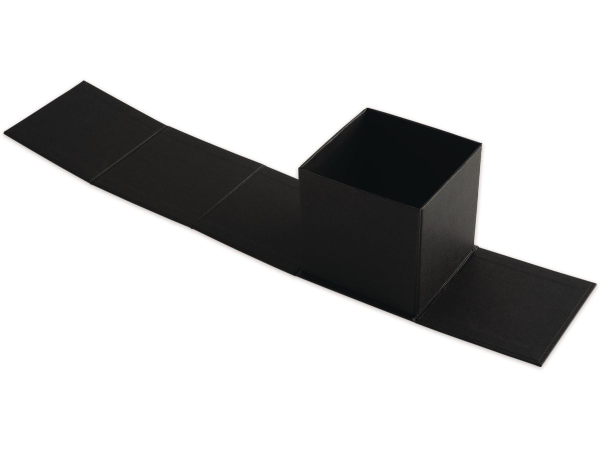 ELCO Magnetische Box Würfel 82112.11 schwarz, 10x10x10cm 5 Stk. (7611722021704)