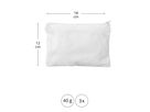 I AM CREATIVE Sac Nescessaire 18x12cm 1212.83 blanc 3 pièces (7611983172320)