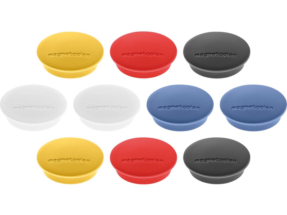 MAGNETOPLAN Calamita Discofix Junior 34mm 1662110 ass. 10 pezzi (4013695016337)