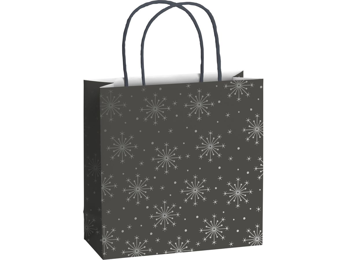 STEWO Sacchetto regalo Nieve 2543539299 grigio scuro 20x8x20cm (7630050875483)