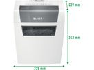 LEITZ Distruggi documenti IQ 80340000 Home, P-4, 15lt (4002432128464)