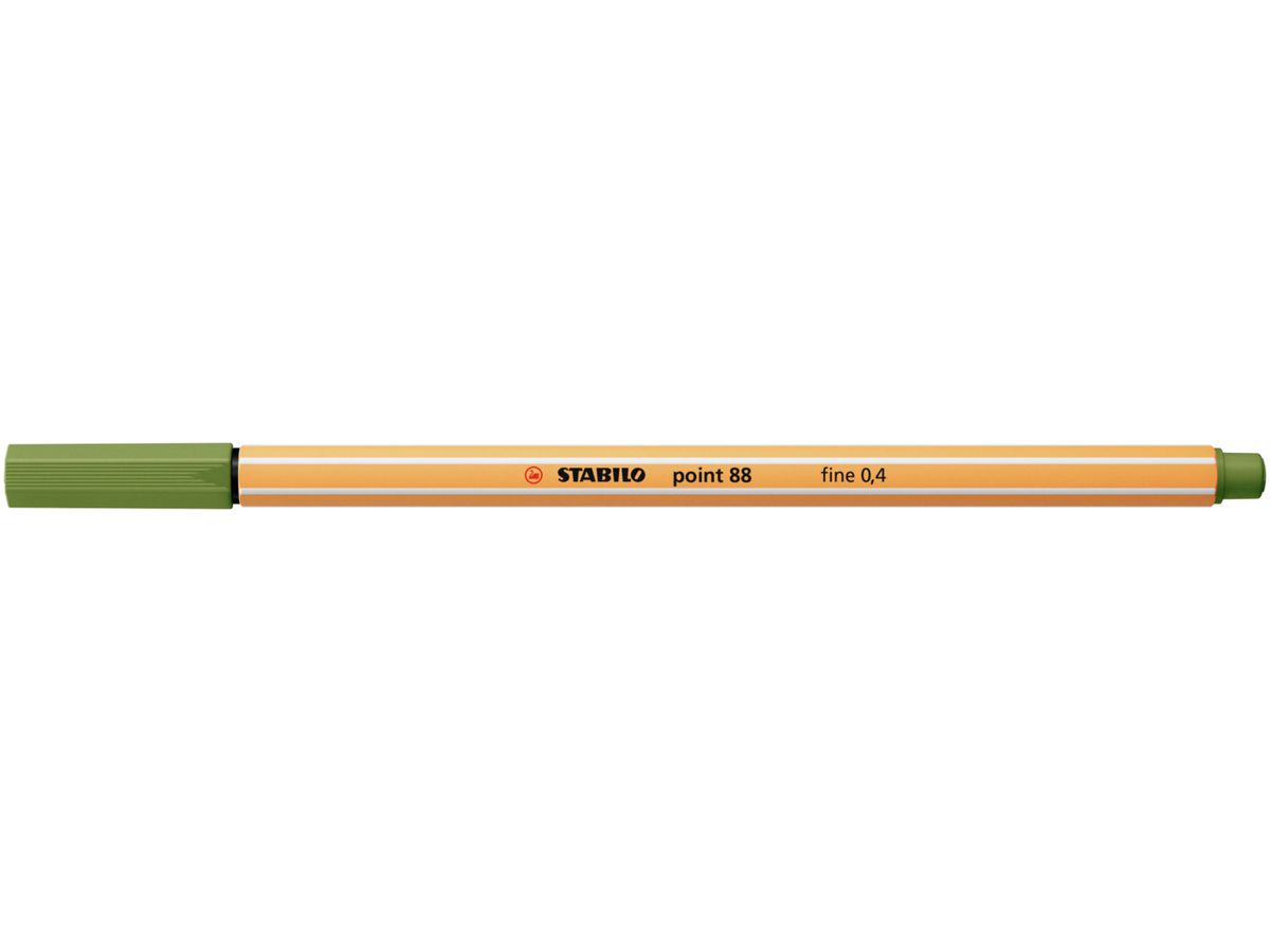 STABILO Fineliner Point 88 0.4mm 88/35 verde muschio (4006381574662)