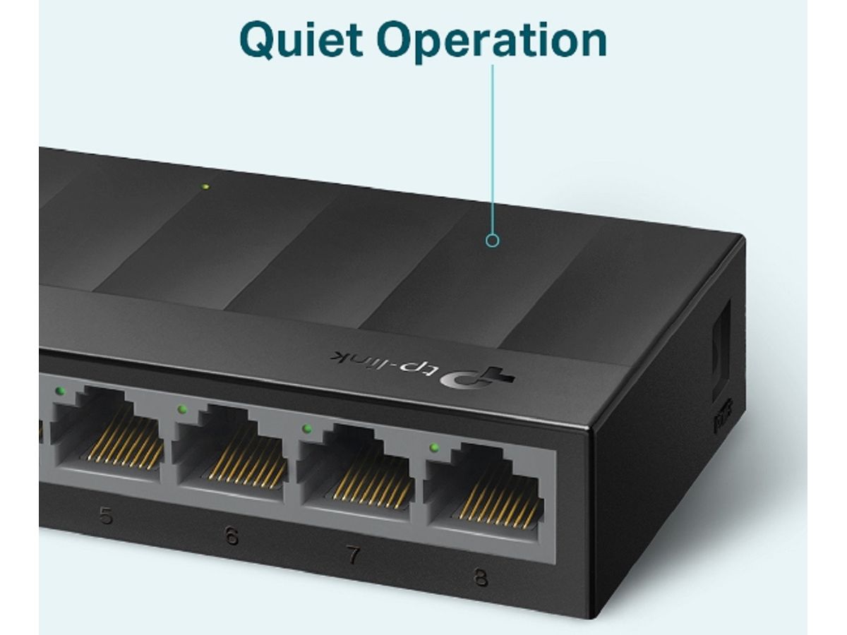 TP-LINK LiteWave 8Port Gigabit Switch LS1008G Desktop Plastic Case (6935364085476)