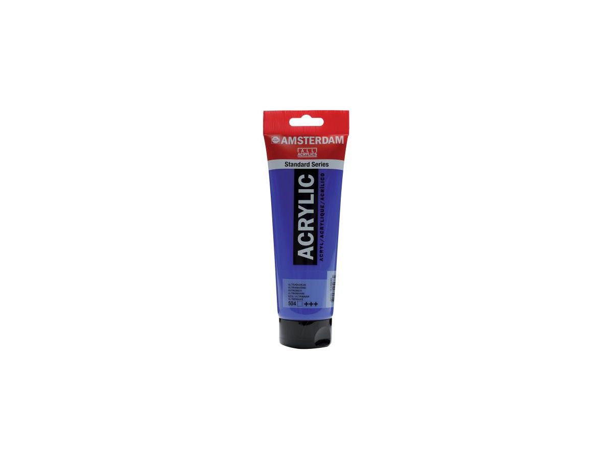 AMSTERDAM Colore acrilici 250ml 17125040 ultramarin 504 (8712079254834)