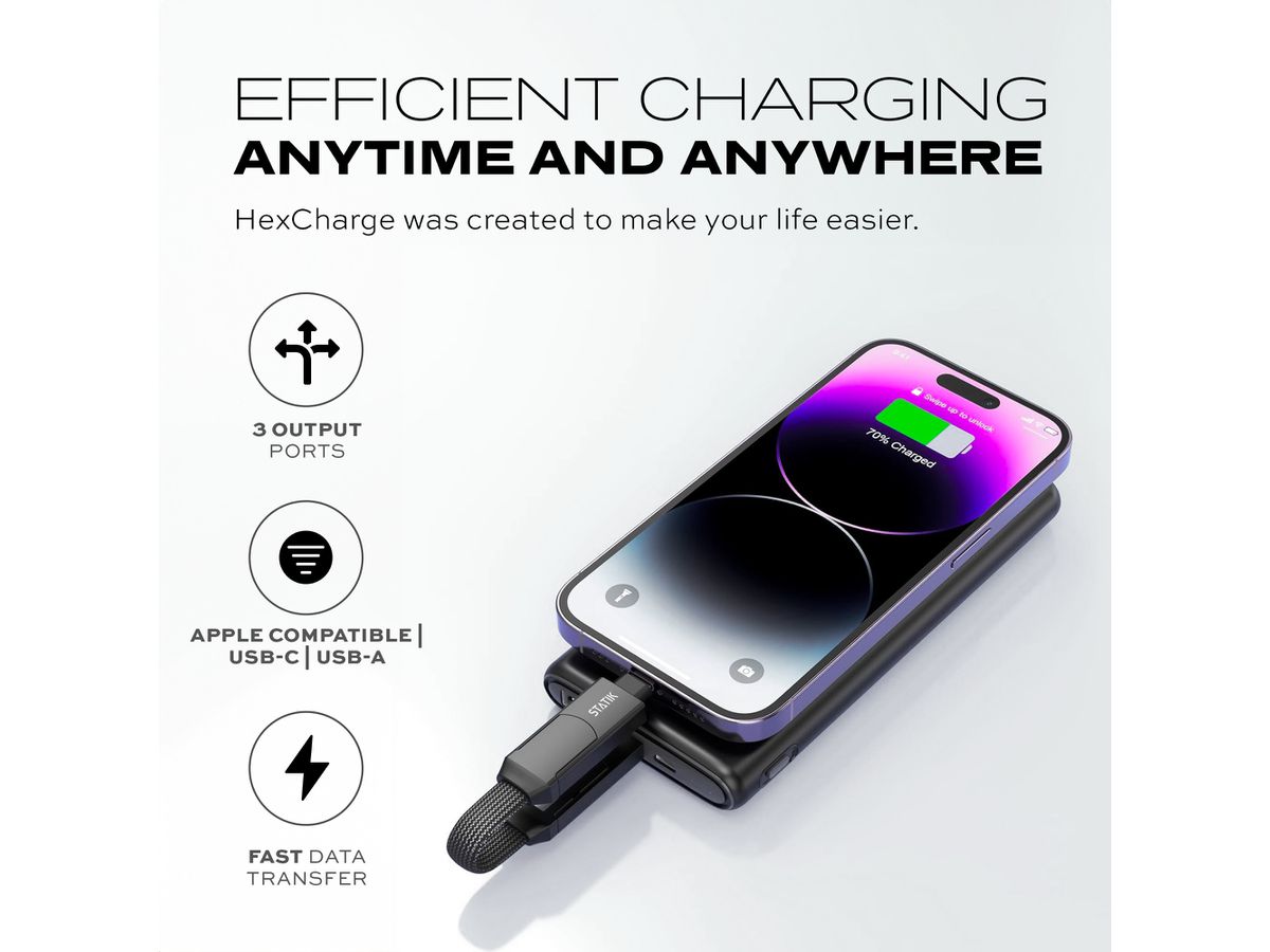 STATIK HexCharge PUP-0530-BLK 60W Black (0810024056910)