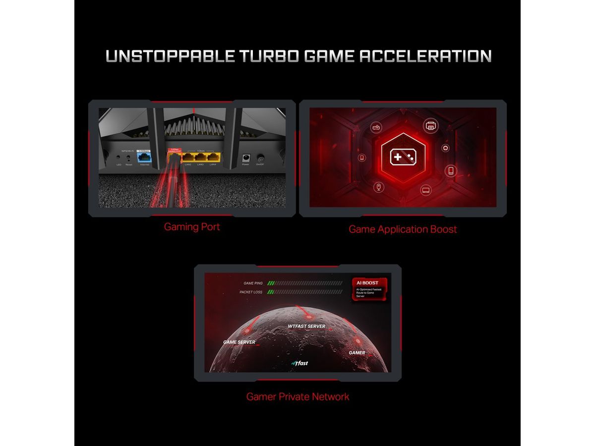 TP-LINK DualBand WiFi 7 Gaming Router Archer GE230 BE3600 (1210002609425)