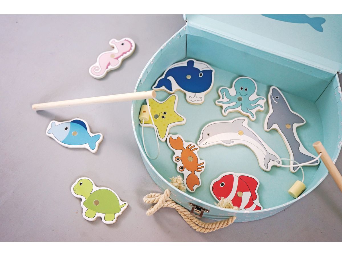 JABADABADO Fischspiel mit Koffer W7181 30x23cm (7332599071813)