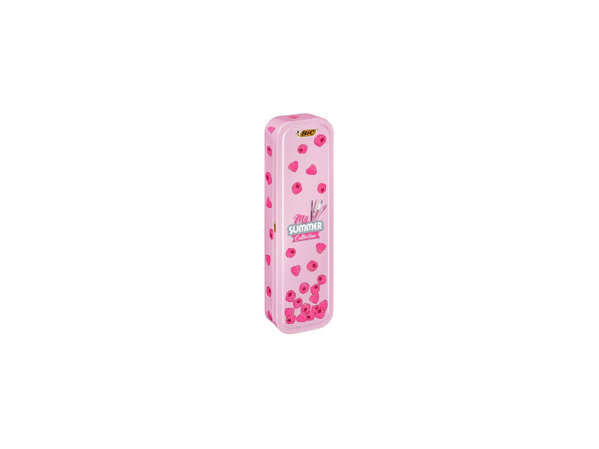 BIC Summer Metal Box 978219 pink 4 pcs. (3086123655416)