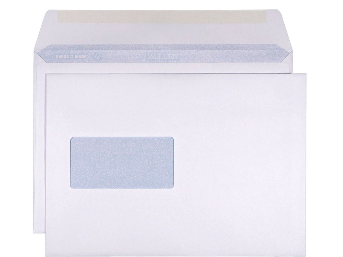 METTLER Busta finestra sinistra B5 8095 100g, gommata 500 pz. (7640126060781)