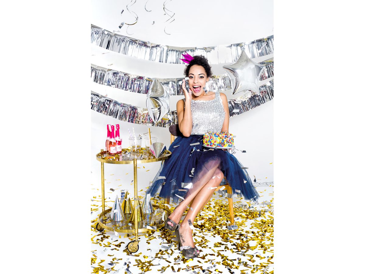 PARTYDECO Cannone sparacoriandoli 40cm TUKM40-019 Oro (5901157450746)