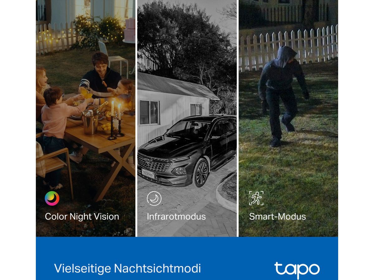 TP-LINK Indoor/Outdoor Security Cam Tapo C246D Pan/Tilt, Dual Lens (1210002602747)