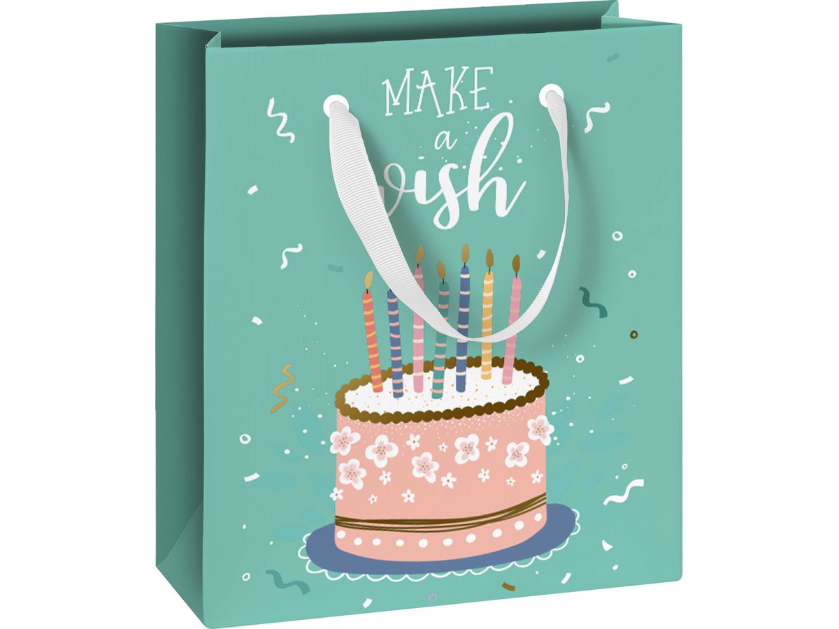 STEWO Borsa regalo Cake 2543518449 turchese 18x8x21cm (7630050887219)