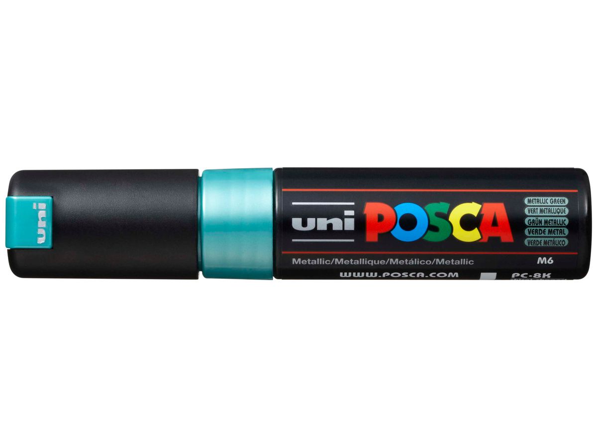 POSCA Marker 8mm PC8KMET.GREE MET vert (4902778113653)