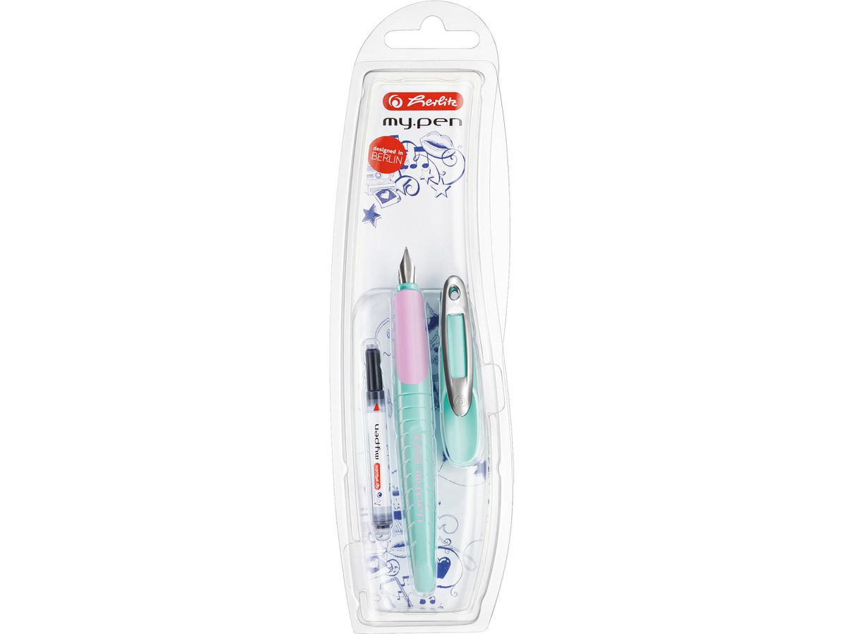 HERLITZ Stylo plume my.pen M 10999753 Menthe/lilas (4008110380629)