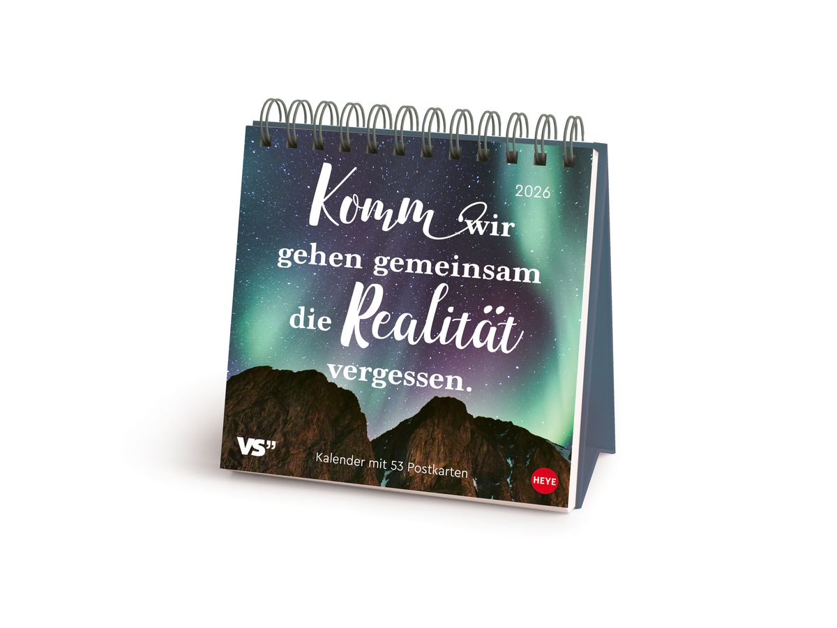 HEYE Cal. de cartes postales 2026 23558+26 Statements 16.5x17.7cm (9783756412617)