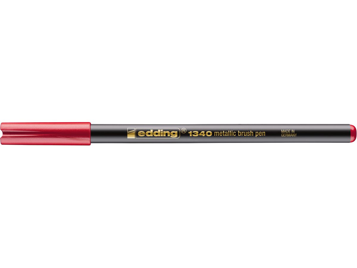EDDING Brushpen 1340 004723-072 Metallic rot (4057305046345)