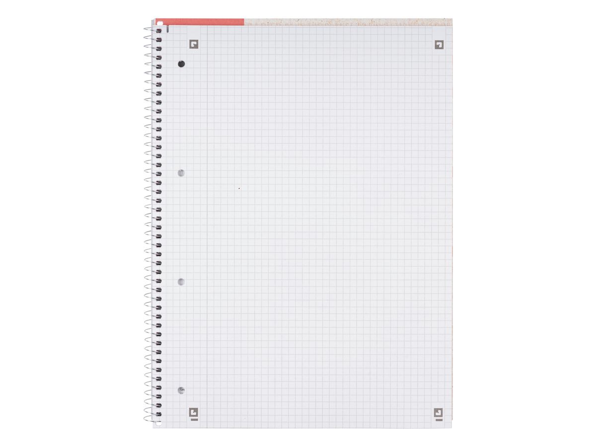 OXFORD Collegeblock Recycling A4 400159358 quadrettato 5mm, 90g 80 fogli (4006144041844)