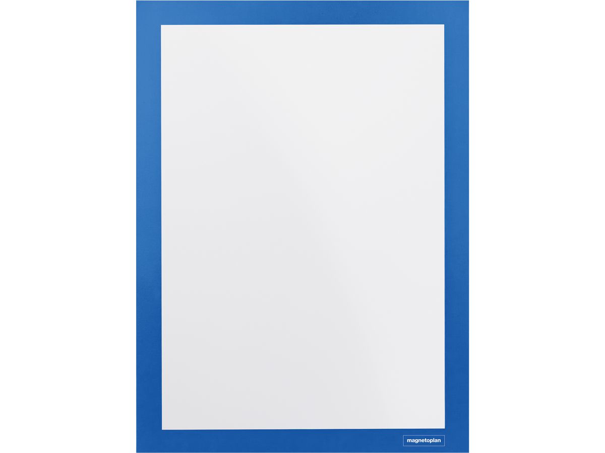 MAGNETOPLAN Magnetrahmen A4 1131903 selbstklebend, blau 2 Stk. (4013695064956)