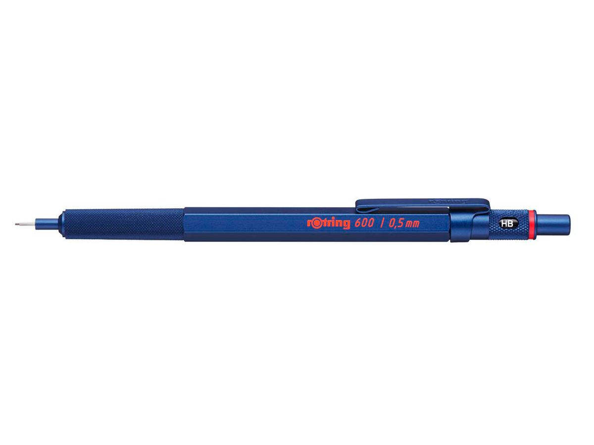 ROTRING Portemines 600 0.5mm 2114266 blau metallic (3026981142666)